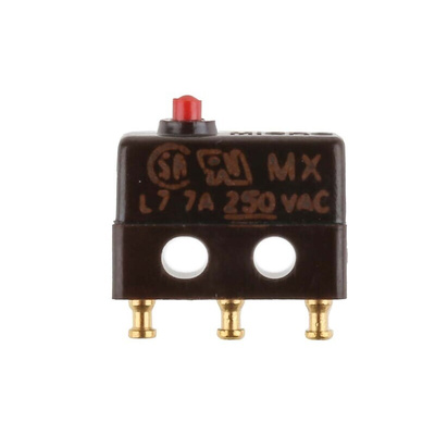 RS PRO Lever Subminiature Micro Switch, Solder Terminal, 4 A @ 28 V dc, SP-CO