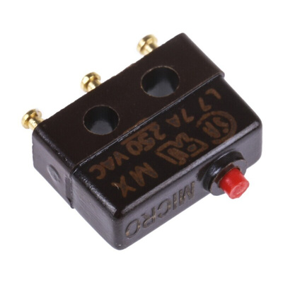 RS PRO Roller Lever Subminiature Micro Switch, Solder Terminal, 4 A @ 28 V dc, SP-CO