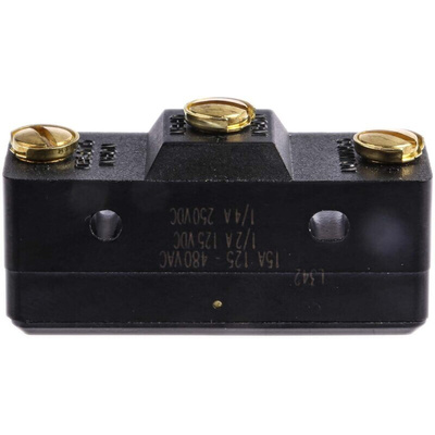 Honeywell Pin Plunger Micro Switch, Screw Terminal, 15 A @ 125 V ac, SPDT