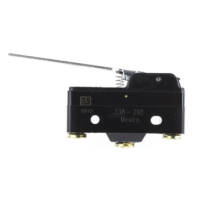 Honeywell Lever Micro Switch, Screw Terminal, 15 A @ 125 V ac, SPDT, IP64
