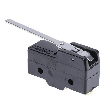 ZF Long Hinge Lever Micro Switch, Screw Terminal, 15 A @ 250 V ac, SPDT