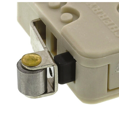 ZF Short Roller Lever Micro Switch, Tab Terminal, 16 A @ 250 V ac, SPDT