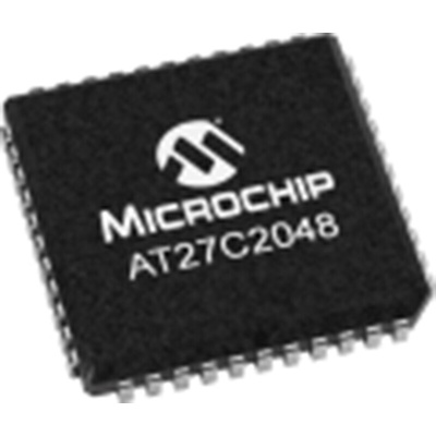 Microchip 2Mbit EPROM 44-Pin PLCC, AT27C2048-55JU