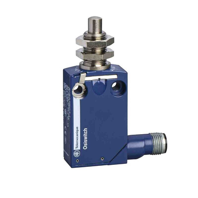 Telemecanique Sensors XCMD Series Plunger Limit Switch, 1NC/1NO, IP66, IP67, IP68, DPST, Zamak Zinc Alloy Housing, 50V