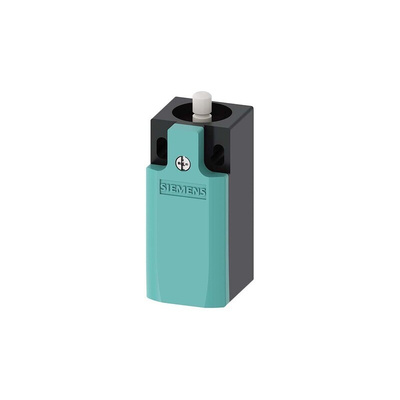 Siemens Plunger Limit Switch, 2NC/1NO, IP65, Plastic Housing, 400V ac Max, 6A Max