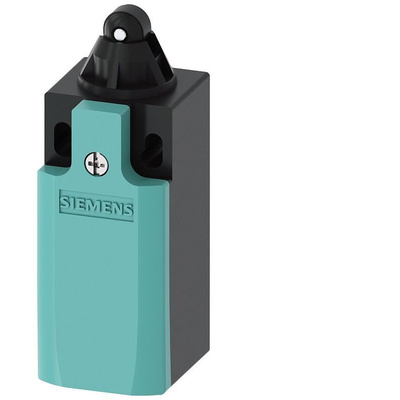 Siemens Roller Plunger Limit Switch, 1NC/1NO, IP65, Plastic Housing, 400V ac Max, 4A Max