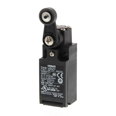 Omron Roller Lever Limit Switch, 2NC, IP67