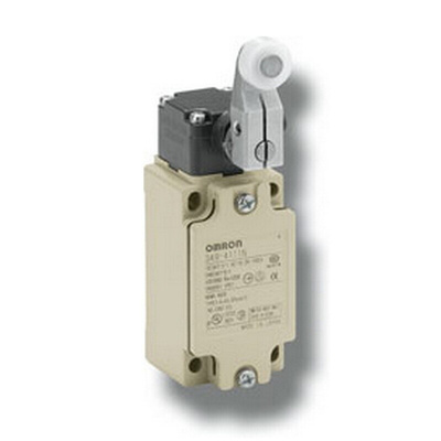 Omron Roller Lever Limit Switch, 2NC, IP67, Metal Housing, 400V ac Max, 10A Max