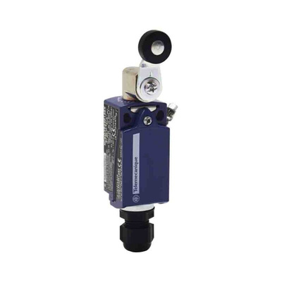 Telemecanique Sensors Roller Lever Limit Switch, 2NC/1NO, IP66, IP67, IP69(IP69K), 3P, Metal Housing, 400V ac Max, 6A