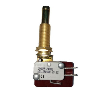 RS PRO Spring Plunger Microswitch, Quick Connect Terminal, 16A @ 250V ac, DPDT, IP40