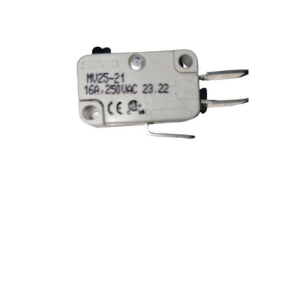 RS PRO Plunger Microswitch, Quick Connect Terminal, 10A @ 250V ac, SPDT, IP40