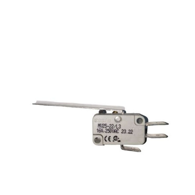 RS PRO Long Straight Lever Microswitch, Quick Connect Terminal, 16A @ 250V ac, SPDT, IP40