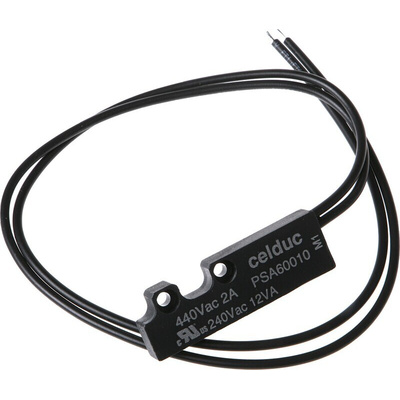 Celduc Rectangular Magnetic Proximity Sensor, NO, 440V, IP67