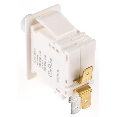 ZF Door Micro Switch, Button, SPDT 10 A @ 250 V ac, -40 → +85°C