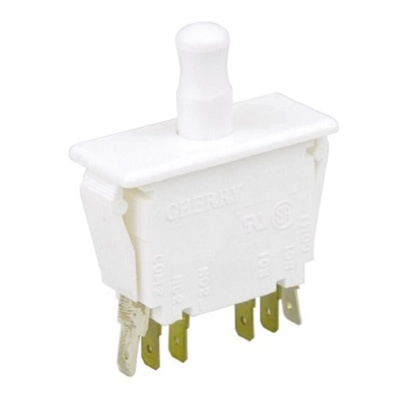 ZF Door Micro Switch, Button, DPDT 10 A @ 250 V ac, -40 → +85°C