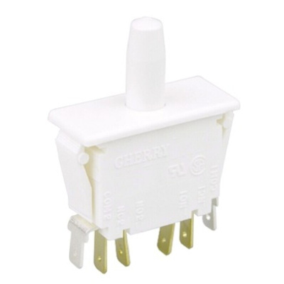 ZF Door Micro Switch, Button, DPDT 10 A @ 250 V ac, -40 → +85°C