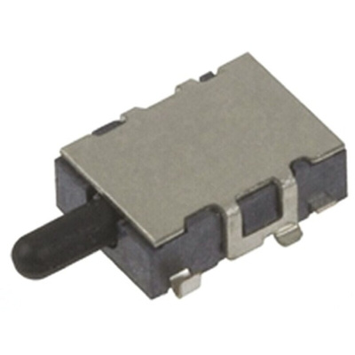 C & K Detector Switch, SPST, 100 mA @ 12 V dc, Silver Cladding