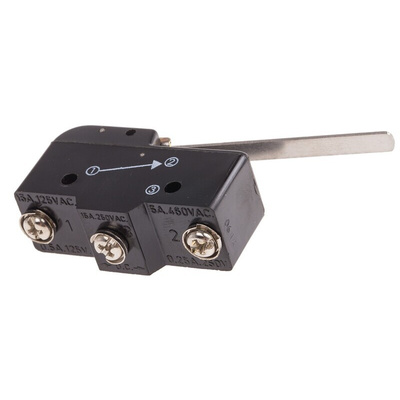 RS PRO Lever Micro Switch, Screw Terminal, 15 A @ 250 V ac, SP-CO