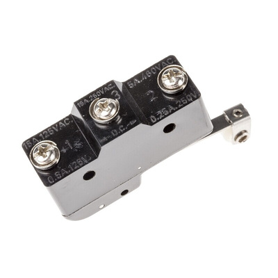RS PRO Roller Lever Micro Switch, Screw Terminal, 15 A @ 250 V ac, SP-CO