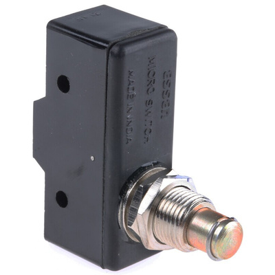RS PRO Spring Plunger Micro Switch, Screw Terminal, 15 A @ 250 V ac, SP-CO