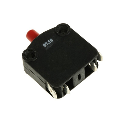 RS PRO Plunger Micro Switch, Quick Connect Terminal, 6 A @ 400 V ac, SPDT, IP40