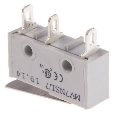 RS PRO Lever Subminiature Micro Switch, Solder Terminal, 2 A @ 250 V ac, SPST, IP40