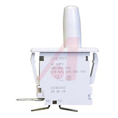 ZF Door Micro Switch, Plunger, SPDT 10 A Thermoplastic Polyester, -40 → +85°C