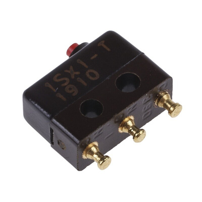 Honeywell Button Subminiature Micro Switch, Solder Terminal, 7 A at 250 V ac, SPDT