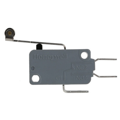 Honeywell Roller Lever Micro Switch, Tab Terminal, 16 A @ 250 V ac, SP-CO