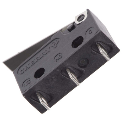 ZF Lever Micro Switch, Solder Terminal, 6 A @ 250 V ac, SPDT