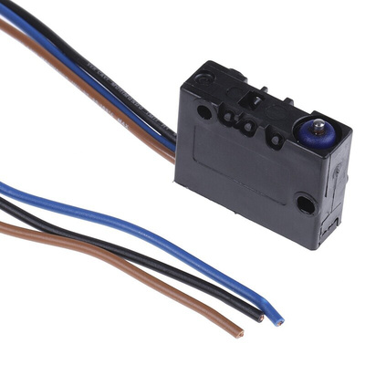 Crouzet Plunger Micro Switch, Pre-wired Terminal, 8 A @ 250 V ac, SPDT, IP67