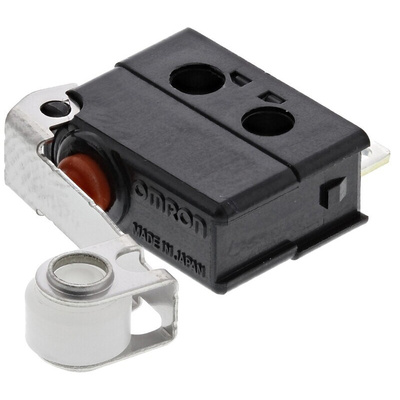 Omron Roller Lever Micro Switch, Solder Terminal, 100 mA @ 30 V dc, SPDT, IP67