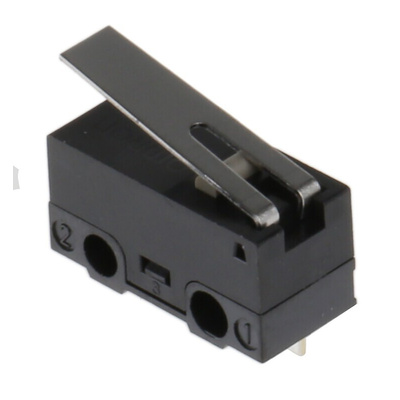 Omron Hinge Lever Micro Switch, Solder Terminal, 100 mA @ 30 V dc, SPDT, IP40