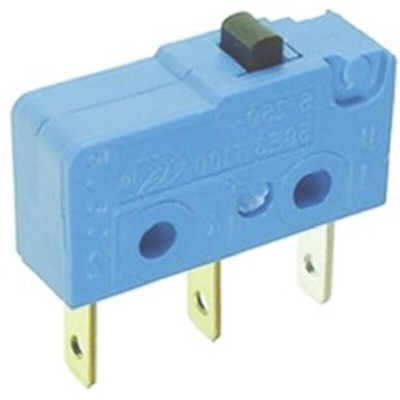Marquardt Plunger Micro Switch, Tab Terminal, 5 A @ 250 V ac, SP-CO, IP00, IP40