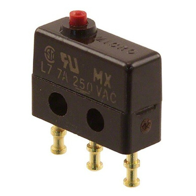 Honeywell Pin Plunger Micro Switch, Solder Terminal, 7 A @ 250 V ac, SP-CO