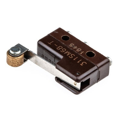Honeywell Roller Lever Micro Switch, Solder Terminal, 1 A, SP-CO