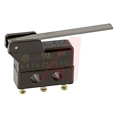 Honeywell Straight Lever Micro Switch, Solder Terminal, 5 A, SP-CO