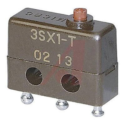 Honeywell Pin Plunger Micro Switch, Solder Terminal, 1 A, SP-CO