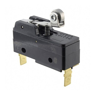 Honeywell Roller Lever Micro Switch, Quick Connect Terminal, 15 A, SP-CO