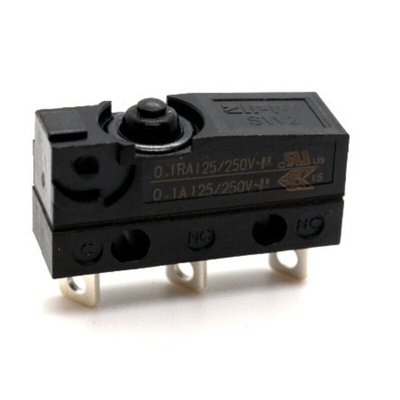 Zippy Snap Micro Switch, Solder Terminal, 100 mA, SP-CO, IP67