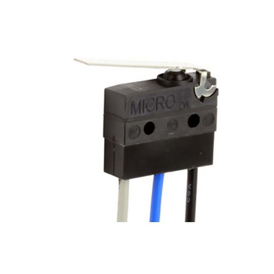 Honeywell Long Straight Lever Micro Switch, Solder Terminal, 100 mA, SP-CO, IP00