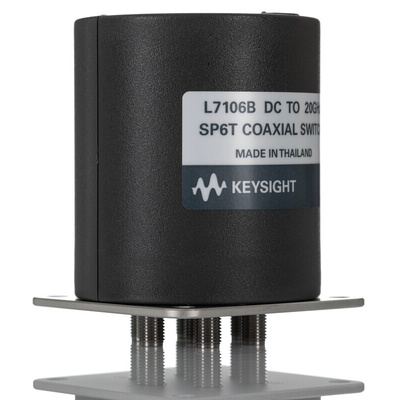 Keysight Technologies RF Switch, SP6T, SMA Female Connector, 20GHz Max, 90dB Isolation, 15000000ns