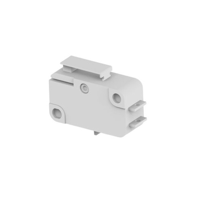 TE Connectivity Plunger Microswitch, Solder Lug Terminal, 0.2 A at 110 Vdc A, 0.3 A at 84 Vdc A, 1 A at 42 Vdc A, 2 A