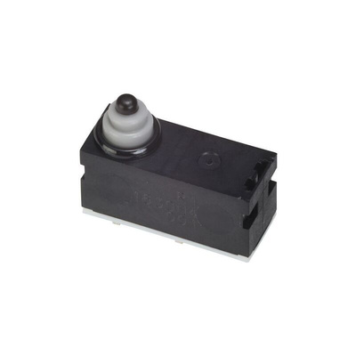 Omron Long Straight Lever Subminiature Micro Switch, PCB Straight Terminal, SPST, IP67