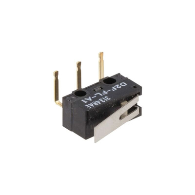 Omron Hinge Lever Subminiature Micro Switch, Through Hole Terminal, 3 A, SPDT, IP40