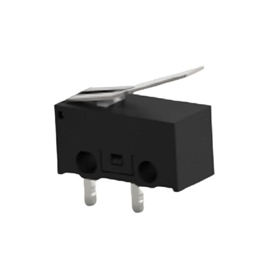 TE Connectivity Lever Snap Action Micro Switch, PCB Terminal, 3A at 125VAC, SPST