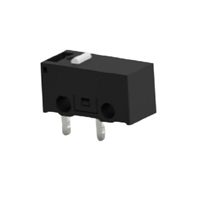 TE Connectivity Pin Plunger Snap Action Micro Switch, PCB Terminal, 3A at 125VAC, SPST
