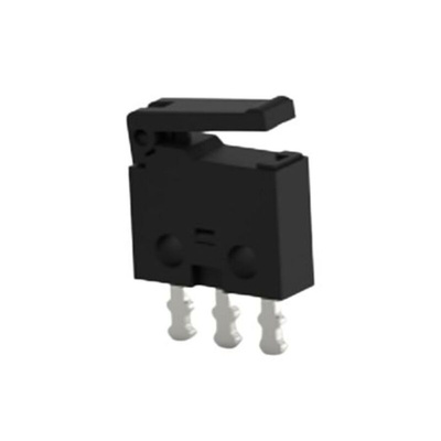 TE Connectivity Lever Snap Action Micro Switch, PCB Terminal, 0.5A at 30VDC, SPDT