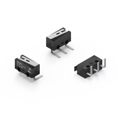 Wurth Elektronik Lever Micro Switch, THT Terminal, 3A, SPDT
