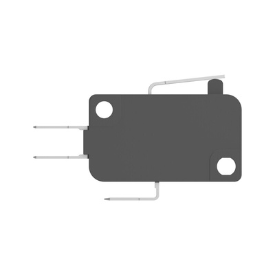 Short Lever Snap Action Micro Switch, Quick Connect Terminal, 10A, SPDT